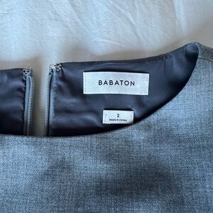Babaton Gray Textured dress with Premium Stitching